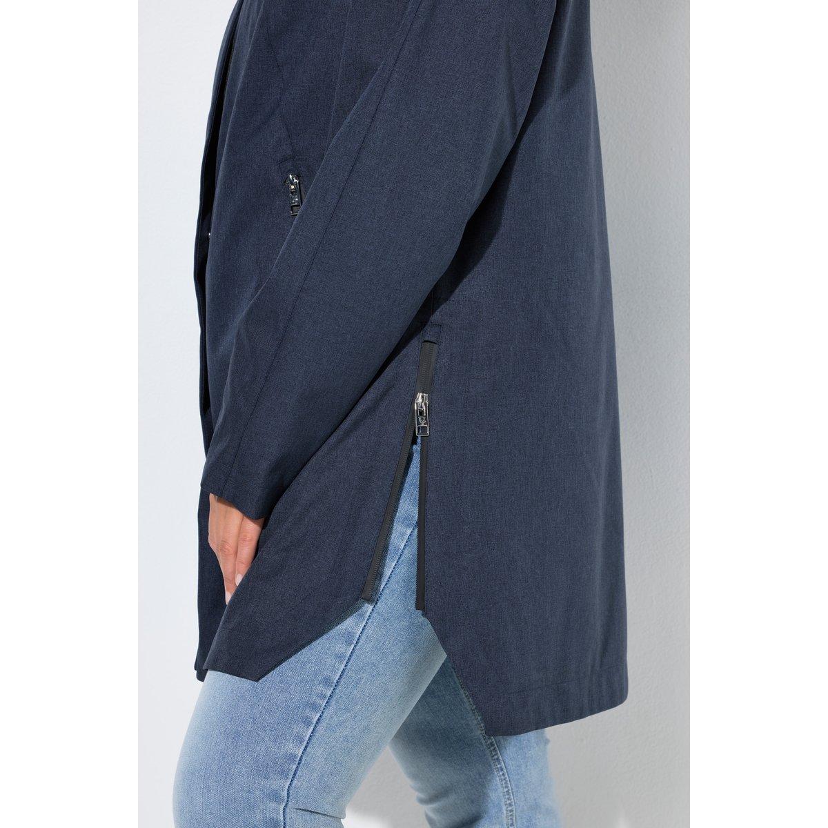 Veste technique HYPRAR à capuche bleu nuit, ULLA POPKEN