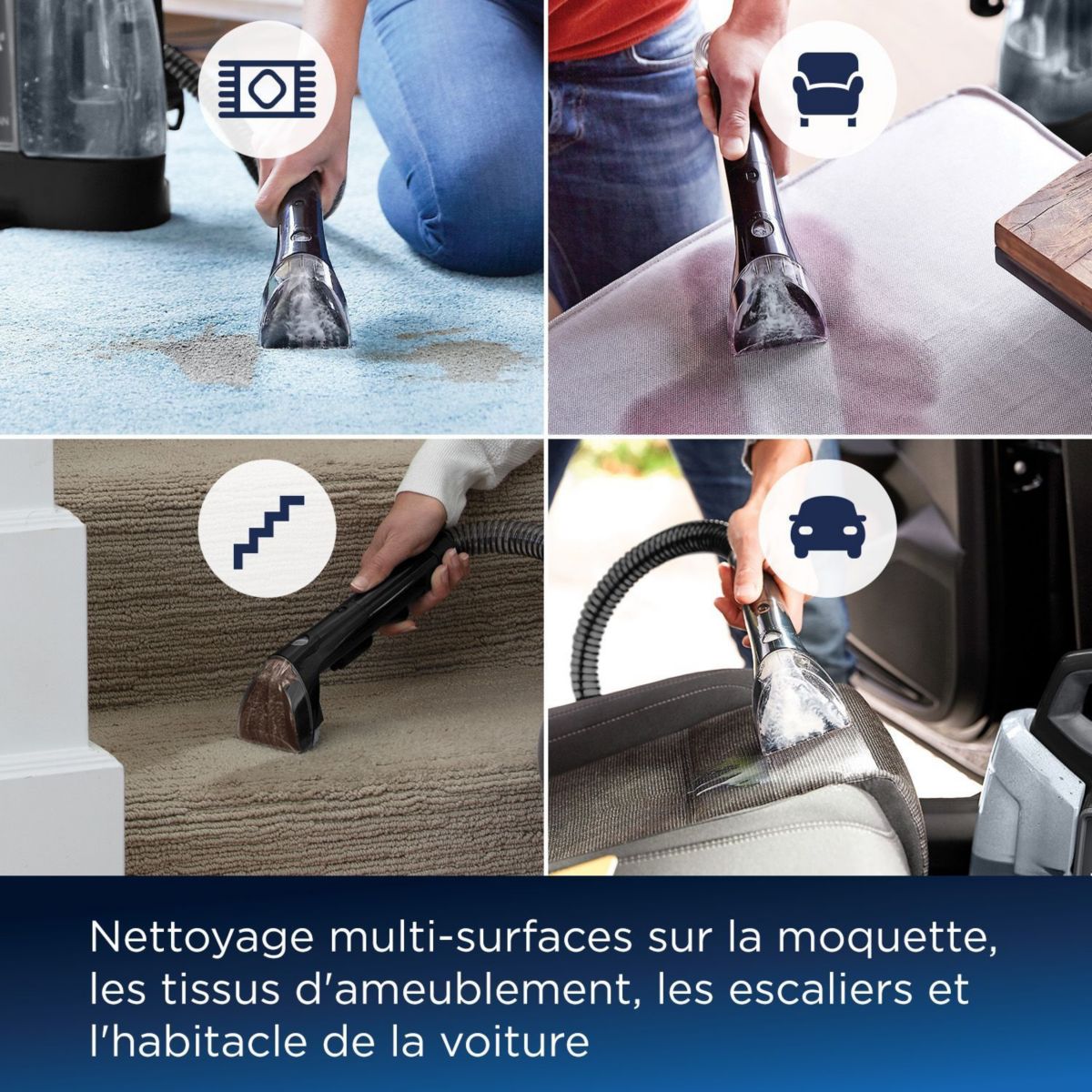 Nettoyeur détacheur Spotclean Plus 3724N noir, BISSELL