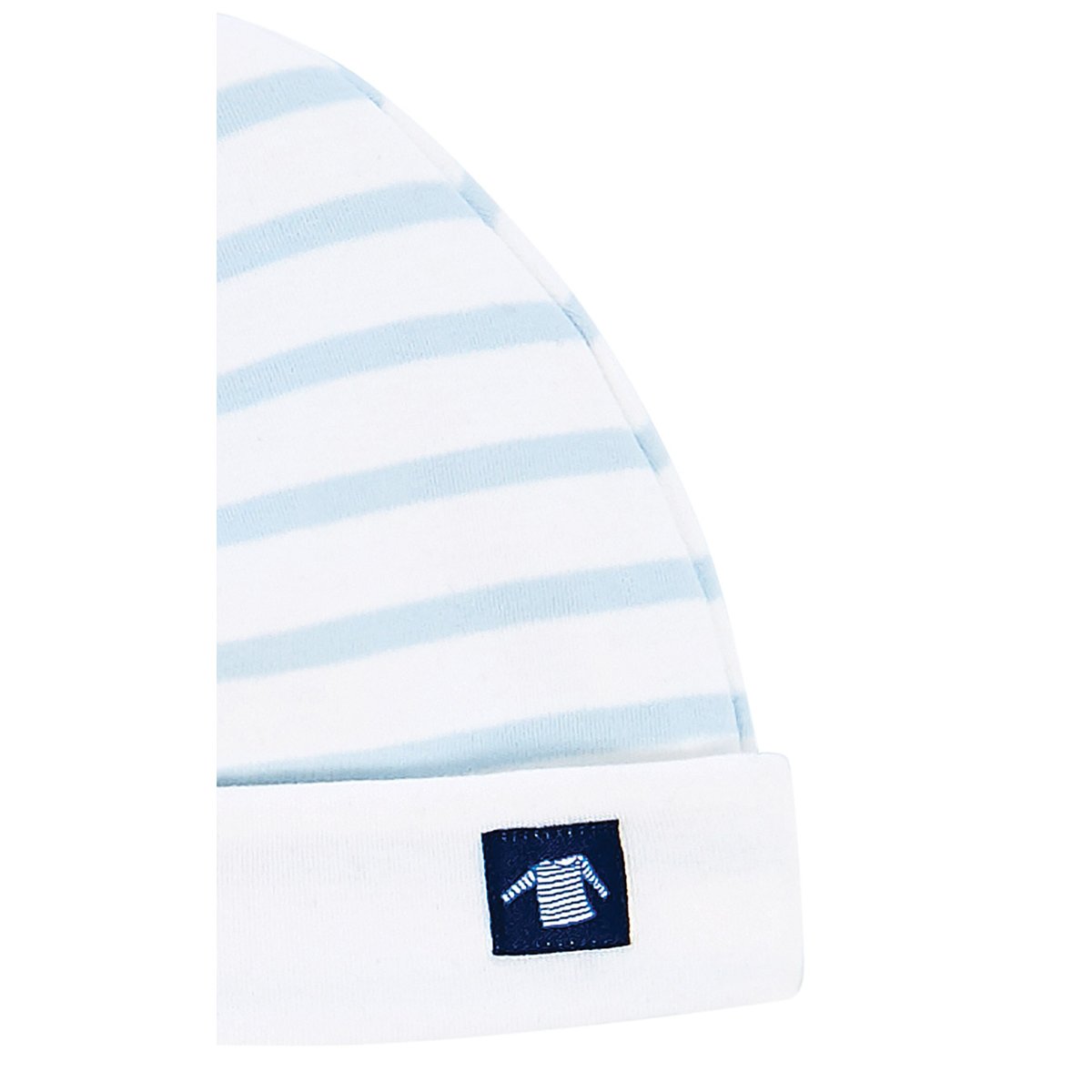 Bonnet en coton épais MORGAN BABY blanc/reflet, ARMOR-LUX