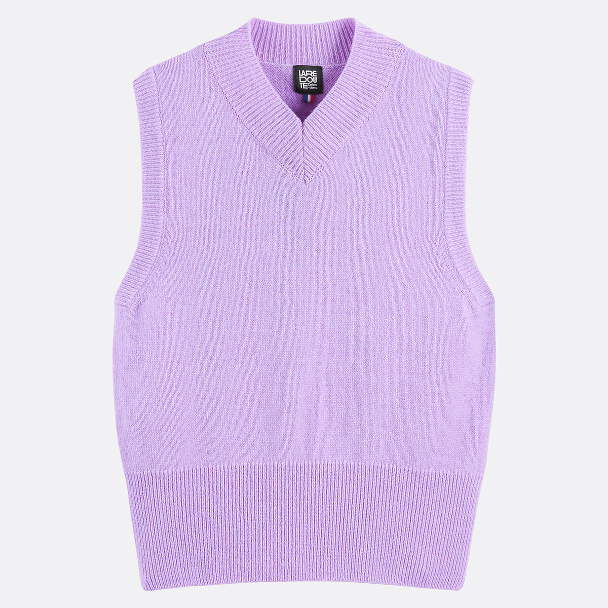 Wool and Cashmere Jumper Made in France purple/lilac, LA REDOUTE COLLECTIONS