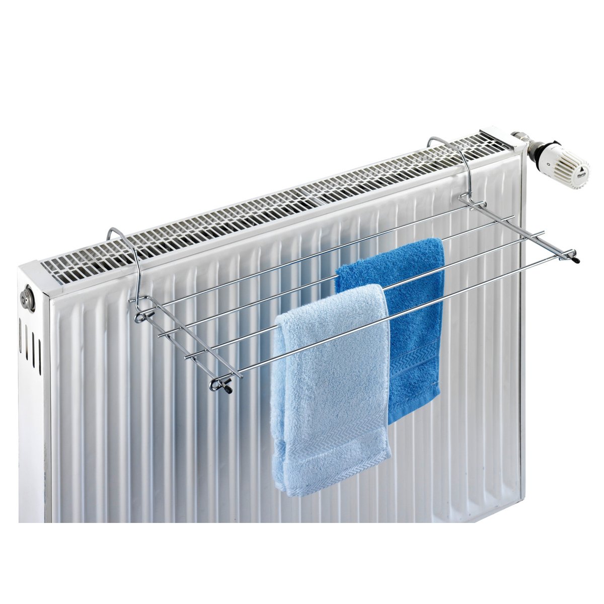 Etendoir à linge pour radiateur argent brillant, WENKO