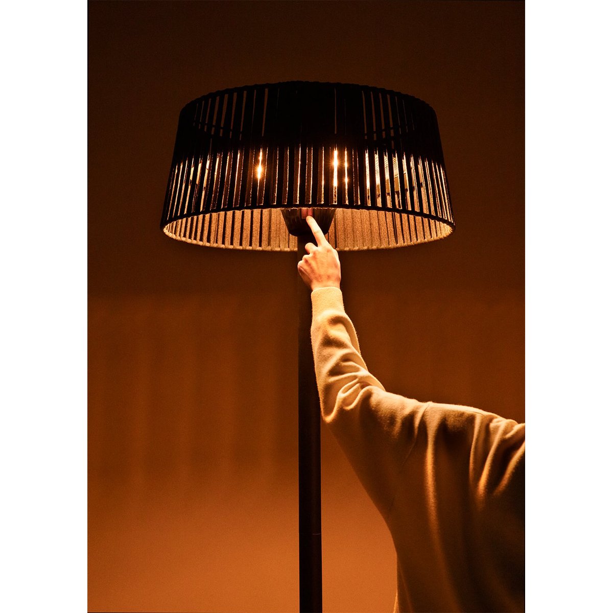 Chauffage infrarouge pour extérieurs PATIO HEATER noir, CREATE