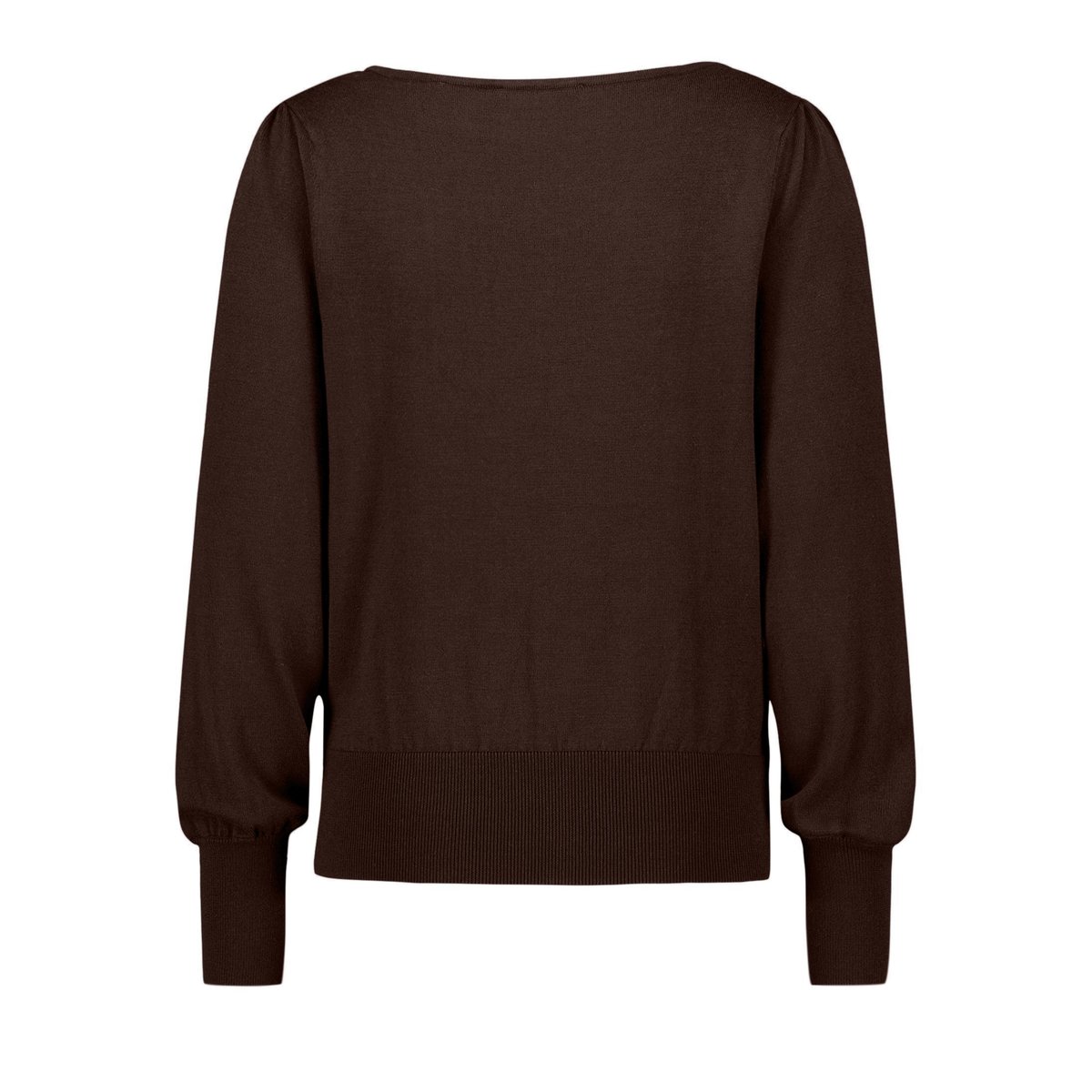 Pull-over en fine maille en fine maille à manches longues chocolate plum, ZERO
