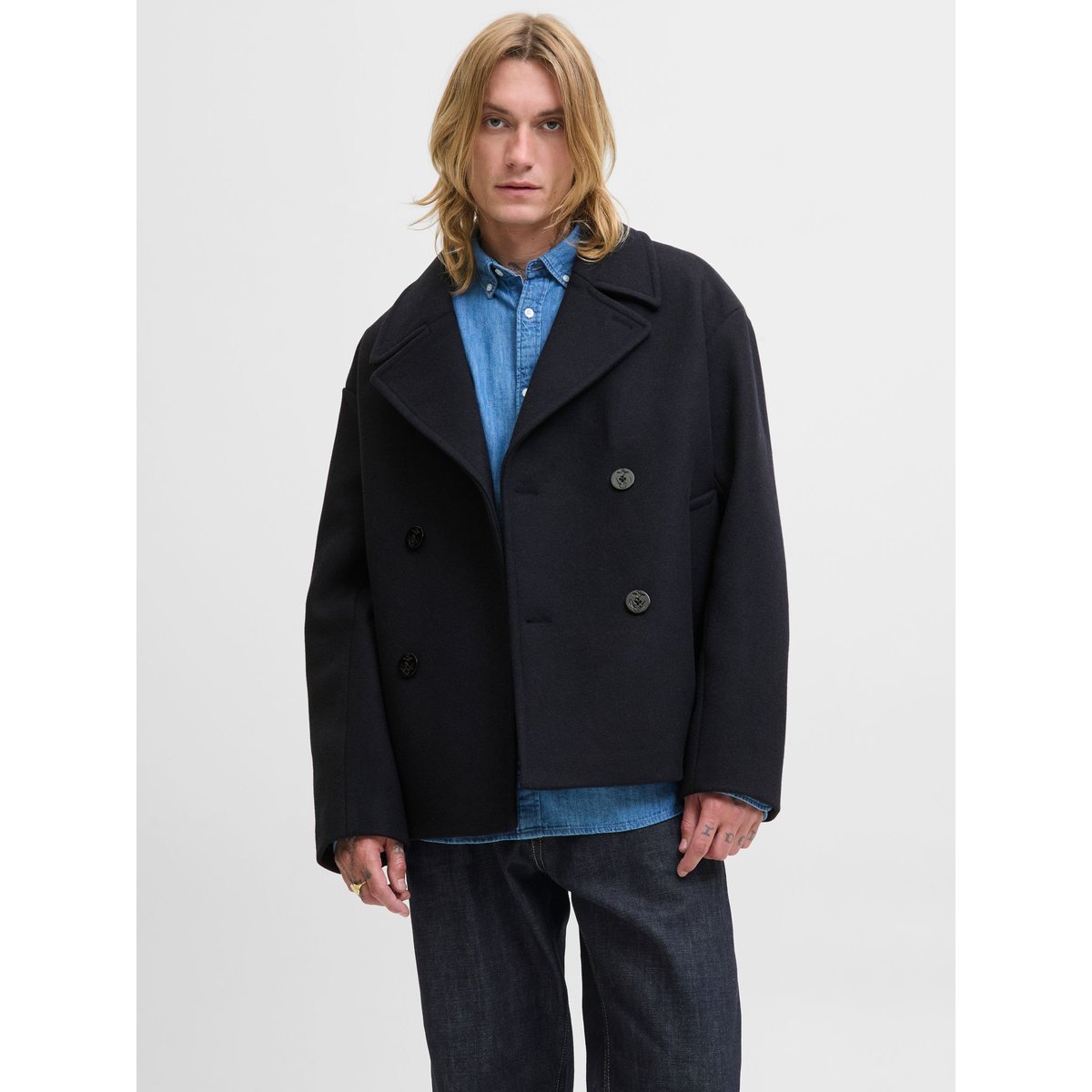 Manteau dark navy, JACK & JONES