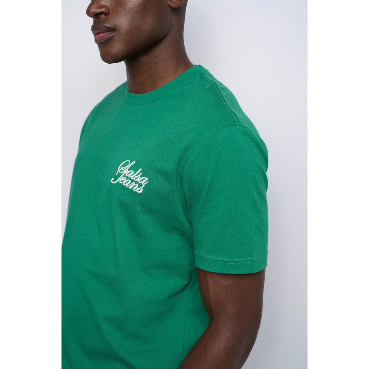 T-SHIRT AVEC BRANDING blanc, SALSA JEANS