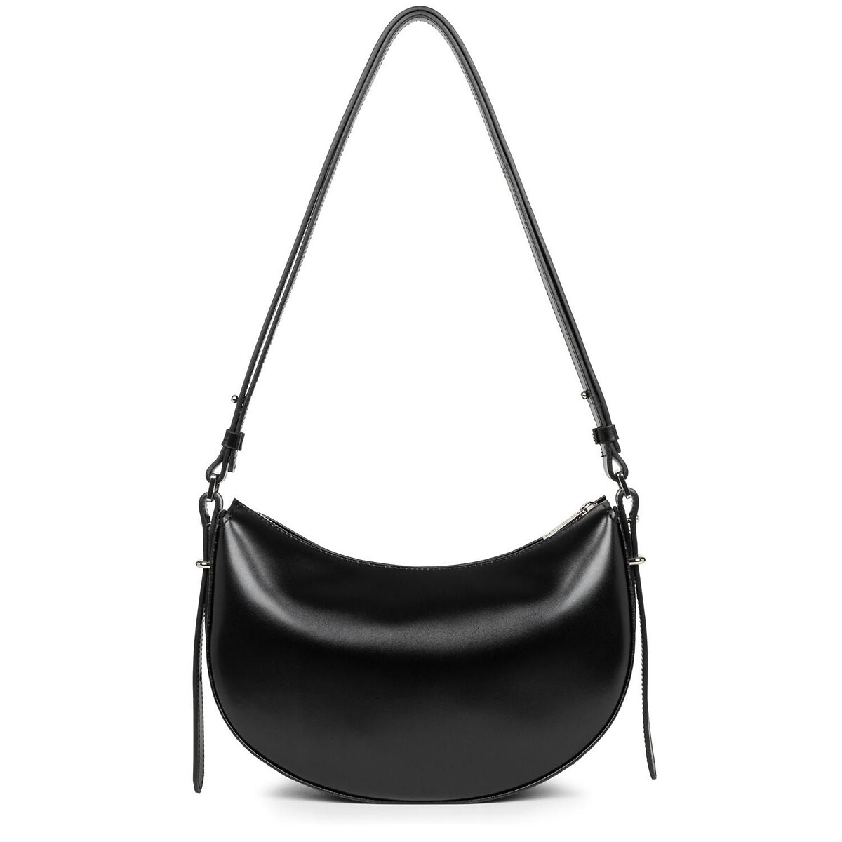 Sac à bandoulière demi lune SUAVE ACE noir, LANCASTER