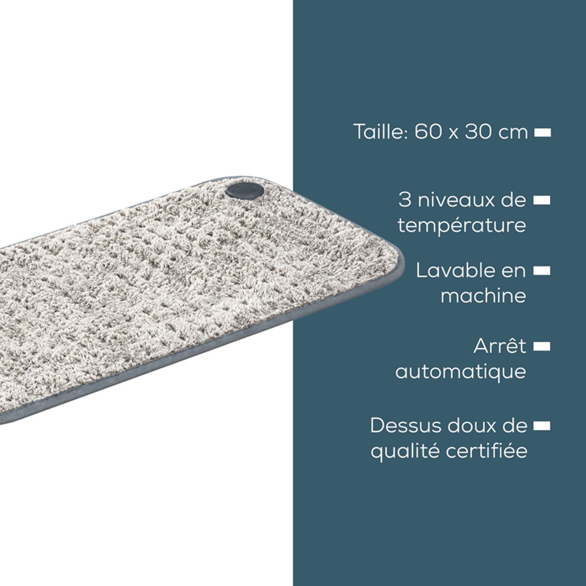 Coussin chauffant HK 126 XXL - Nordic Taupe couleur unique, BEURER