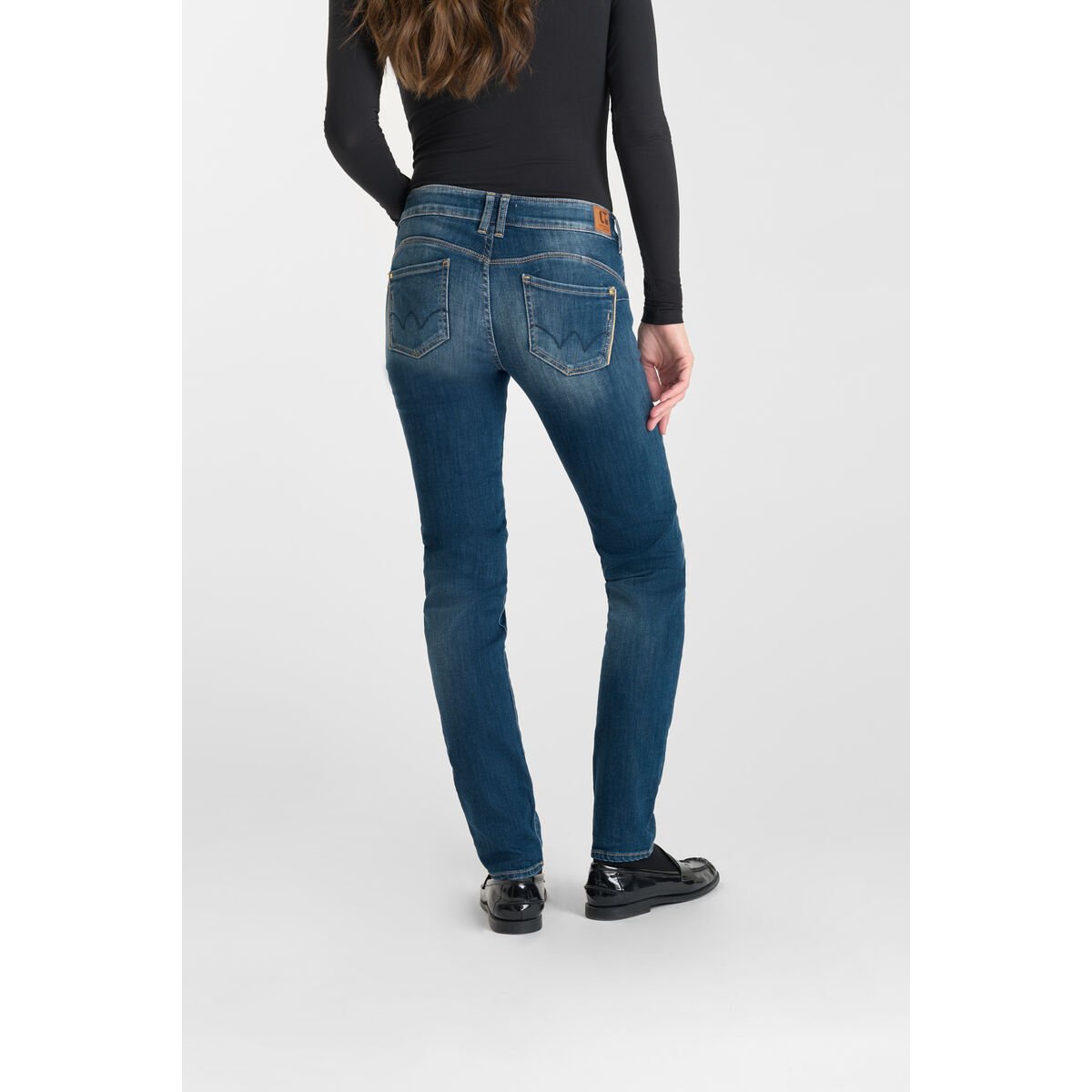 Jeans push-up slim PULP, longueur 34 blue, LE TEMPS DES CERISES