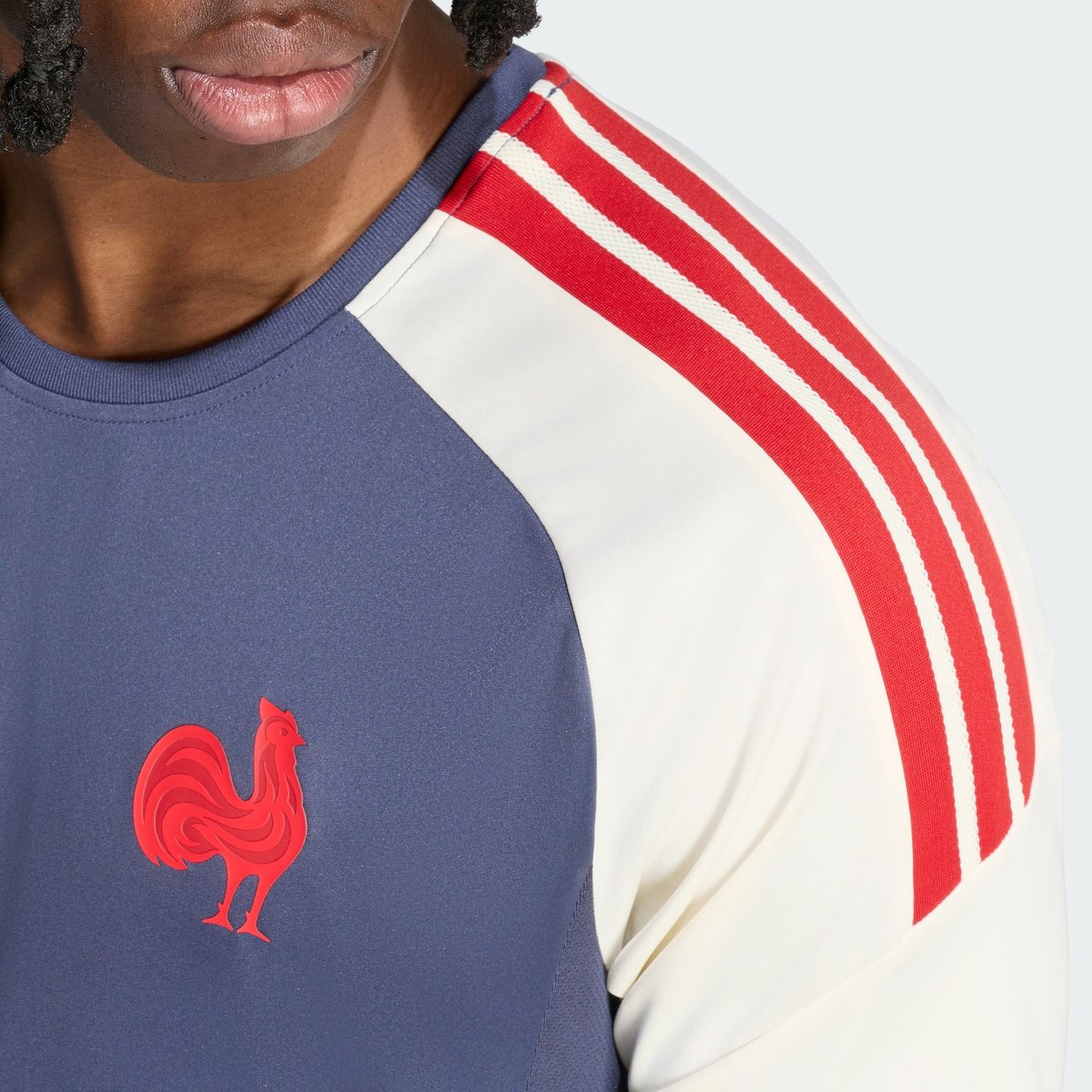 T-Shirt Performance Rugby France T-Shirt Performance Rugby France shadow navy / cream white, adidas Performance