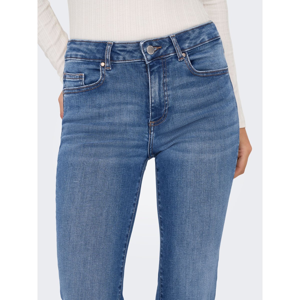 Jean Rétro Flared medium blue denim, ONLY