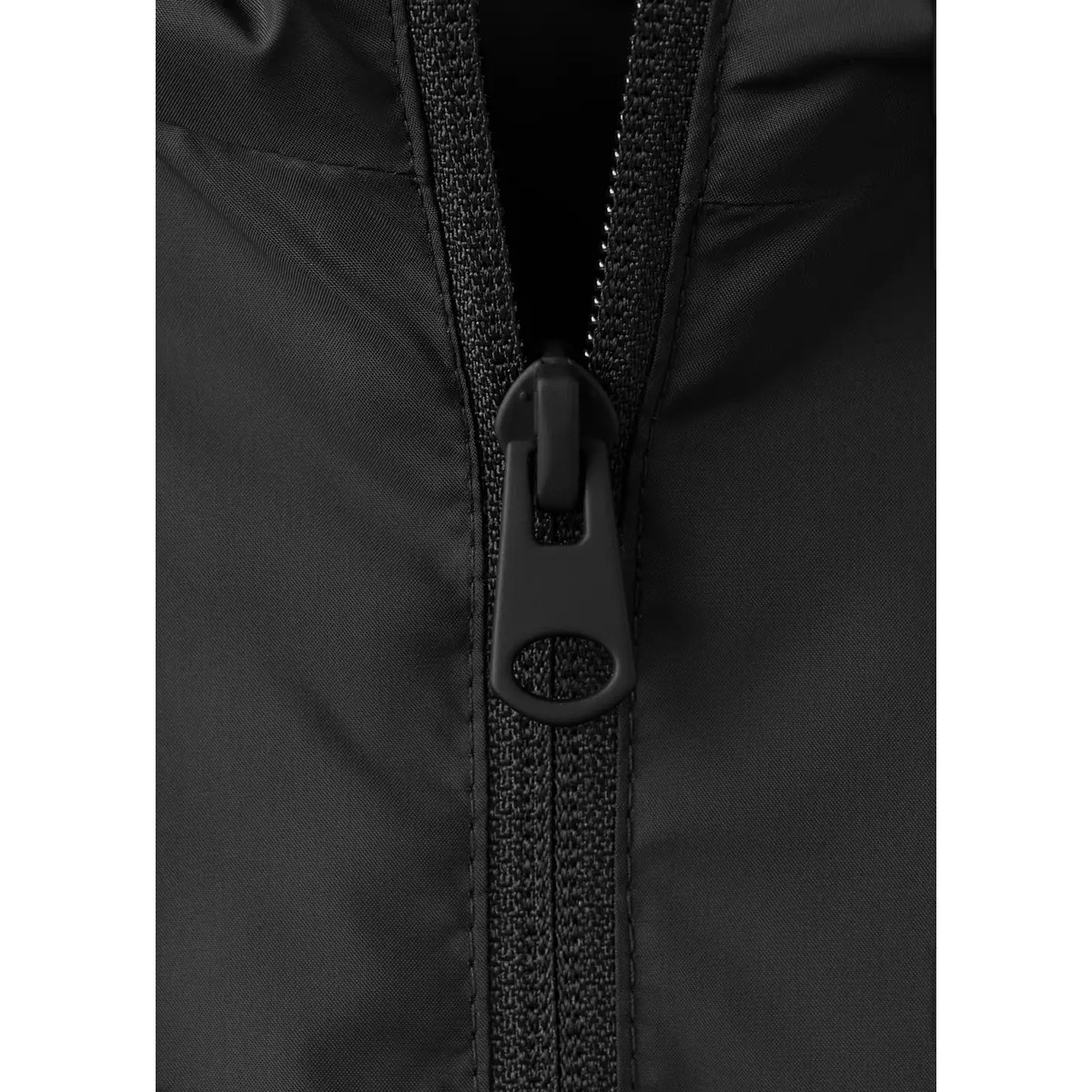 Anorak matelassé à capuche noir, MANGO KIDS