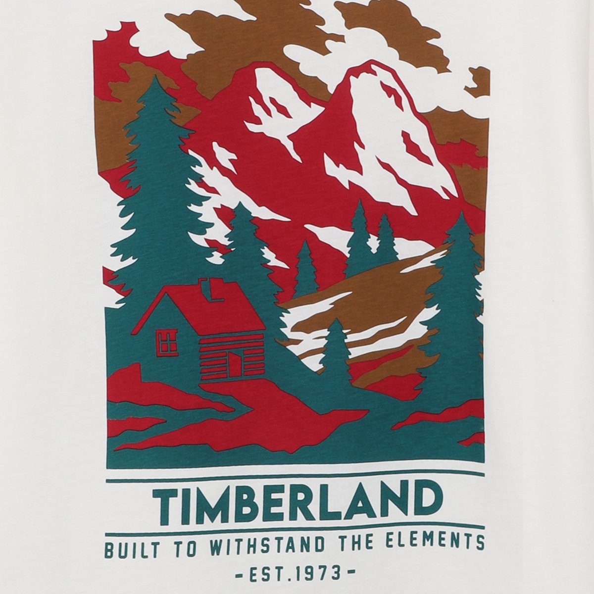 Tee-shirt manches longues ivoire, TIMBERLAND