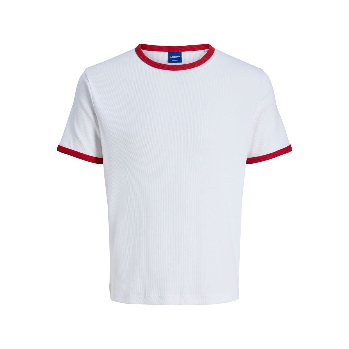 T-Shirt bright white 1, JACK & JONES