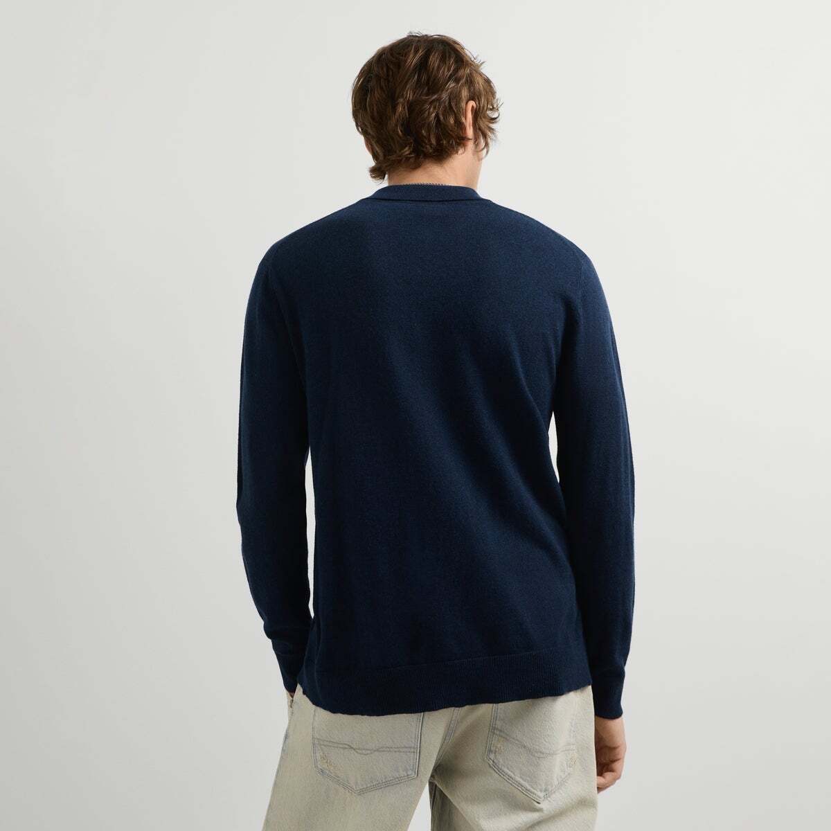 Cardigan En Maille Coupe Regular bleu dulwich, PEPE JEANS