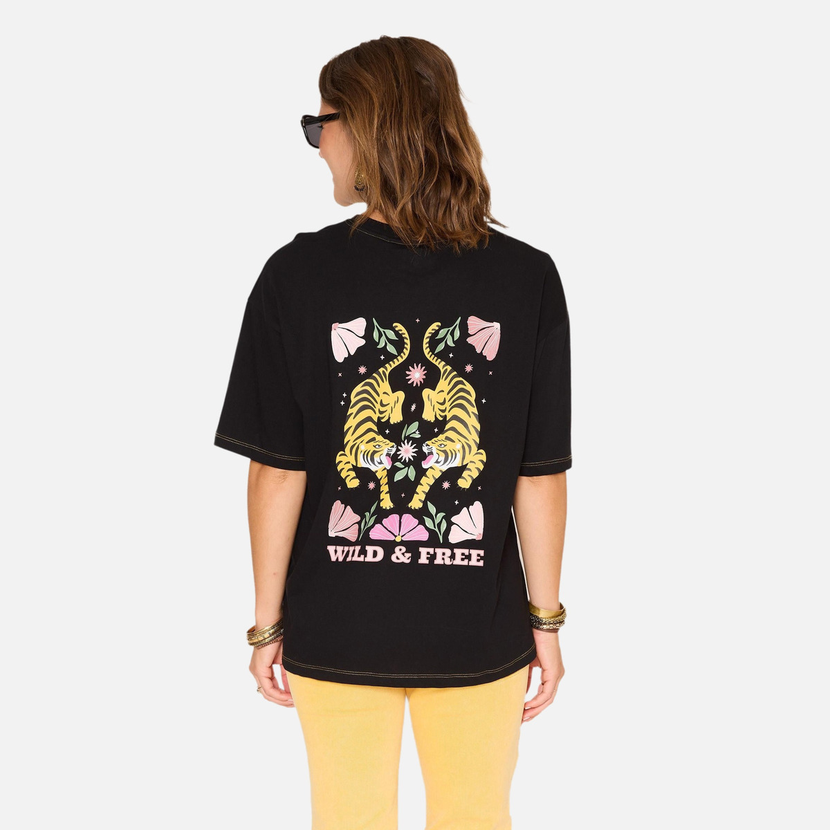 Tee shirt TWILLY noir, MKT STUDIO
