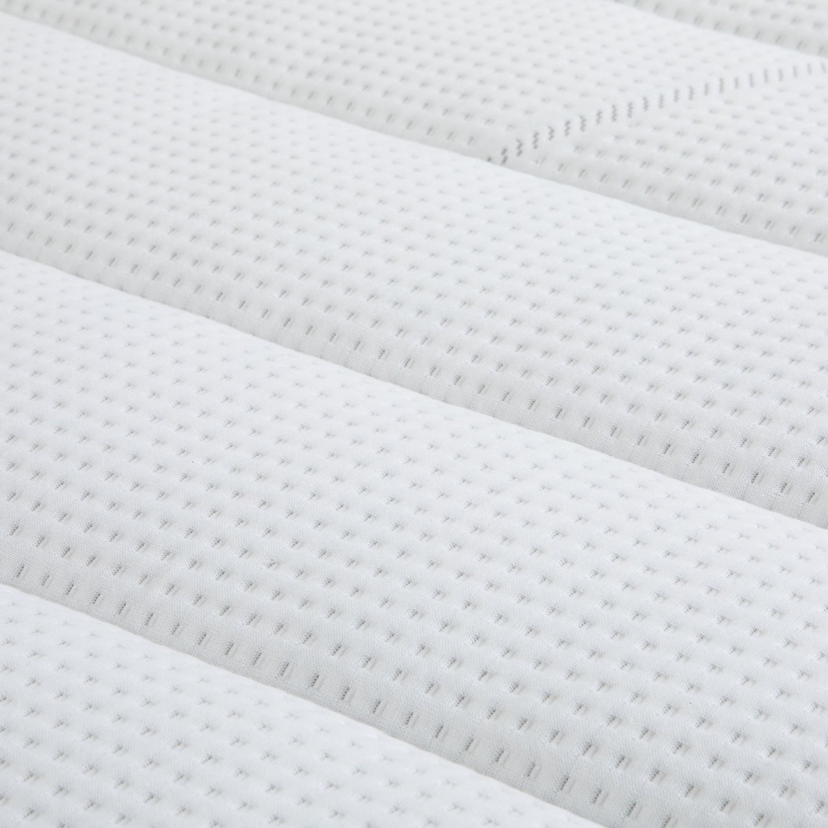Ensemble matelas ressorts, sommier et pieds Rêve 400 blanc, SOMEO