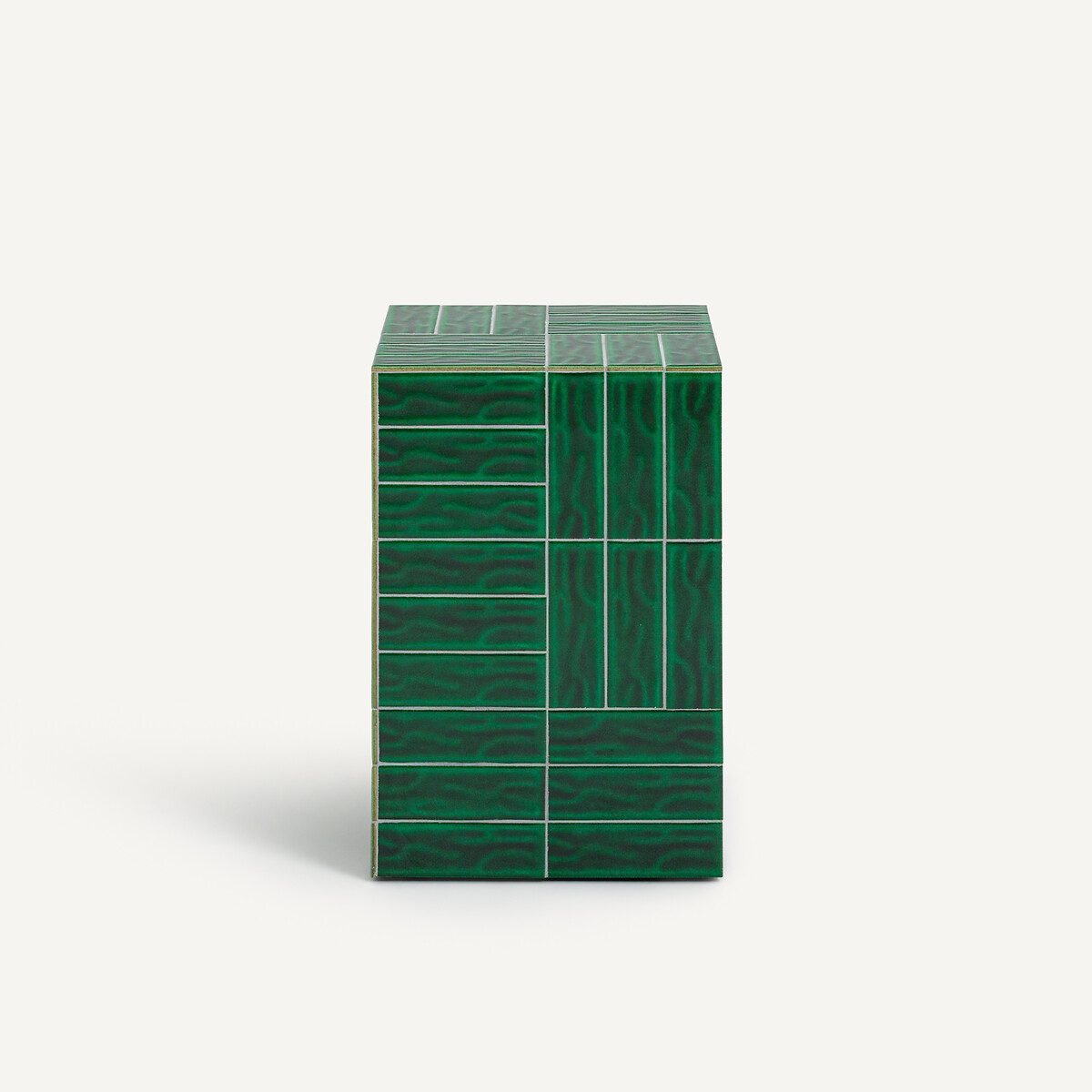 Mesa auxiliar de jardín de cerámica, DENDI verde jade, AM.PM