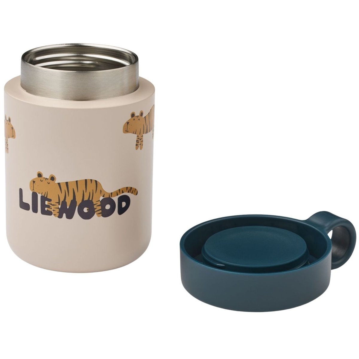 Pot isotherme Kiani beige, bleu, jaune, LIEWOOD