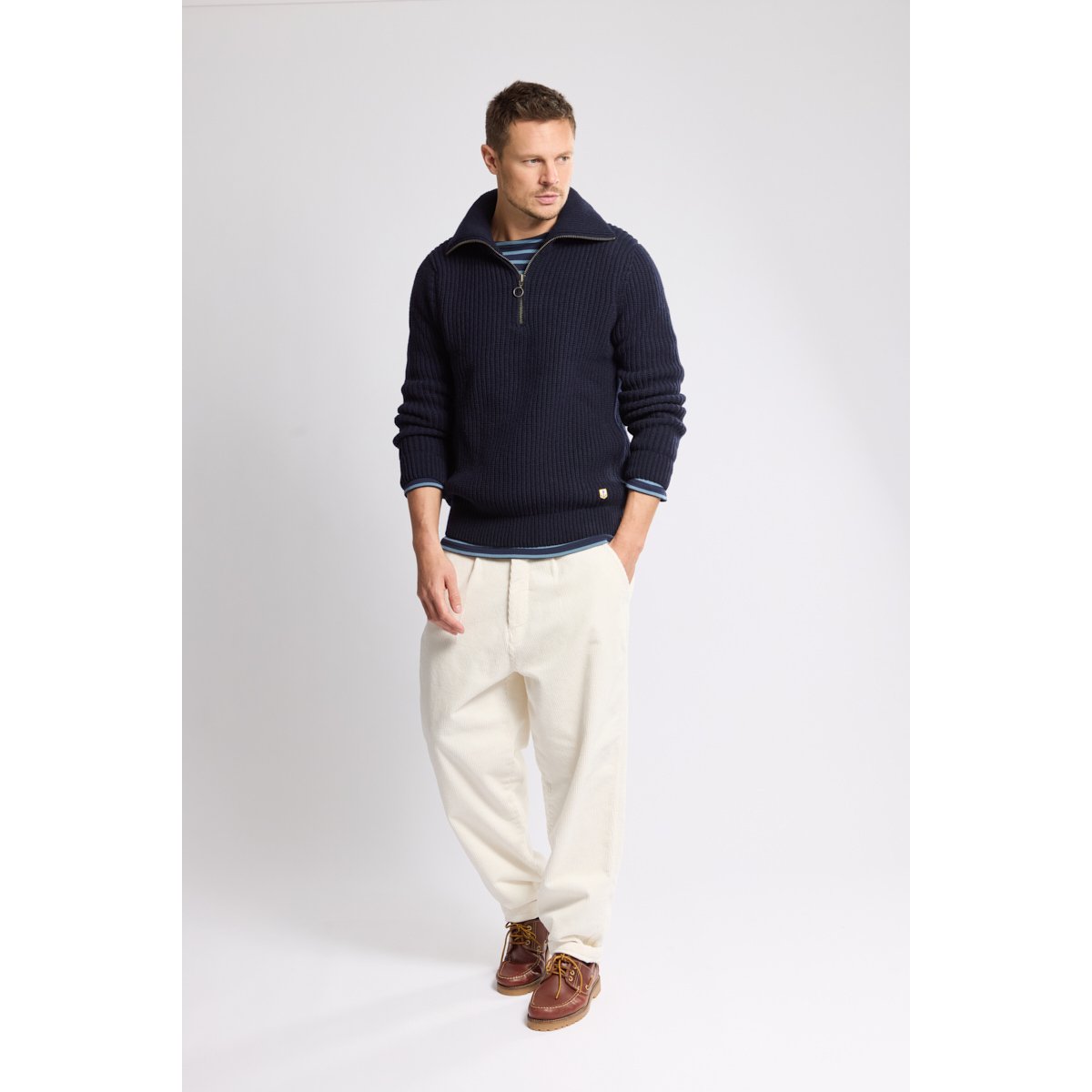 Pull camionneur Héritage en laine HERITAGE navire, ARMOR-LUX