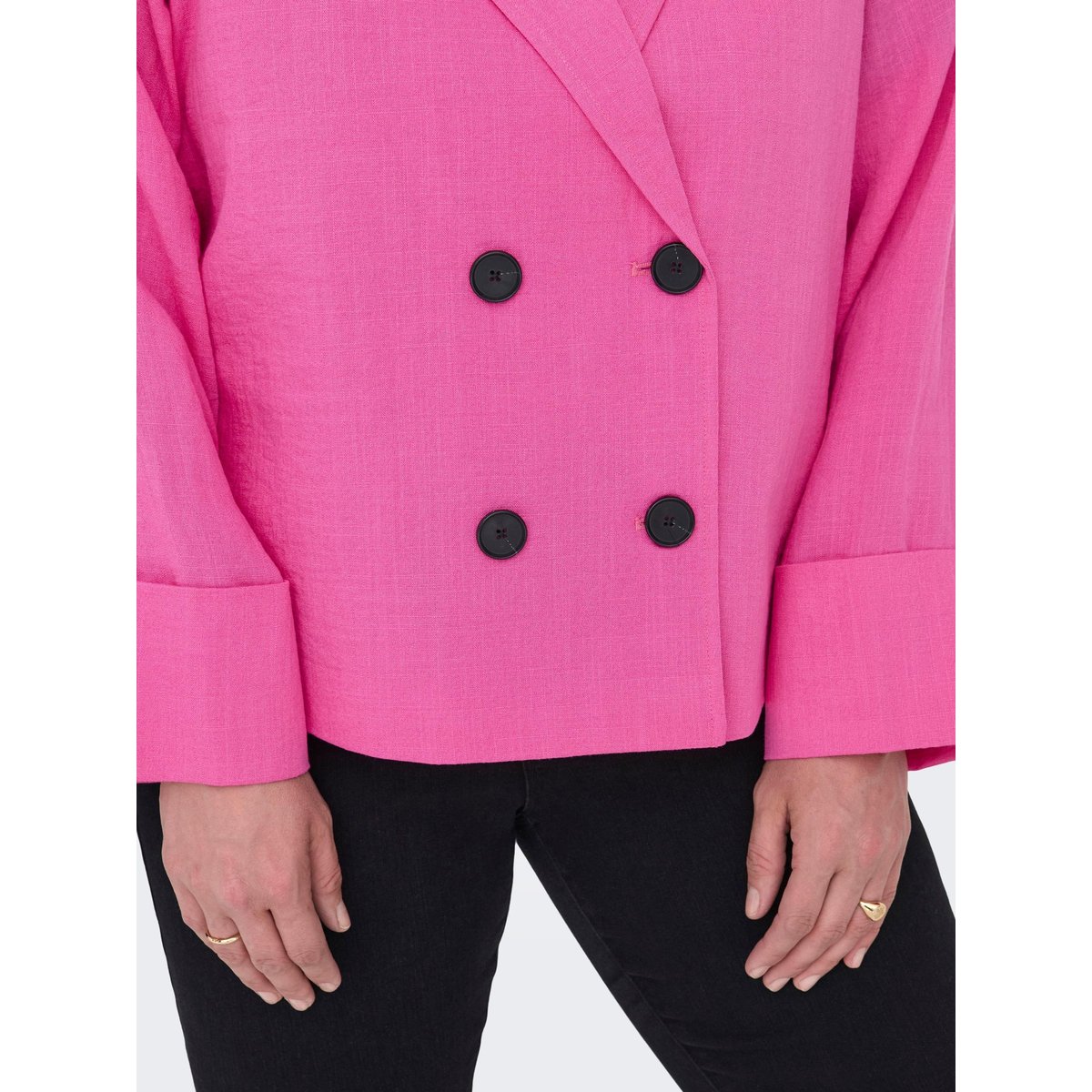 Blazer fuchsia fedora, ONLY CARMAKOMA