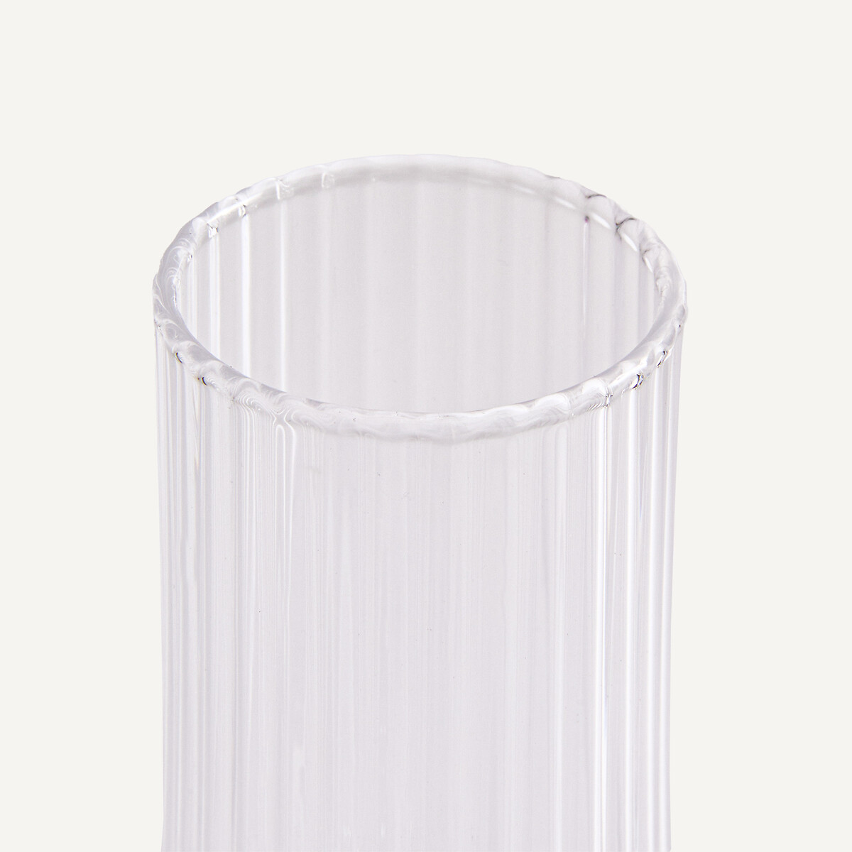 Lot de 6 flûtes à champagne, en verre ciselé, ALUR transparent, AM.PM