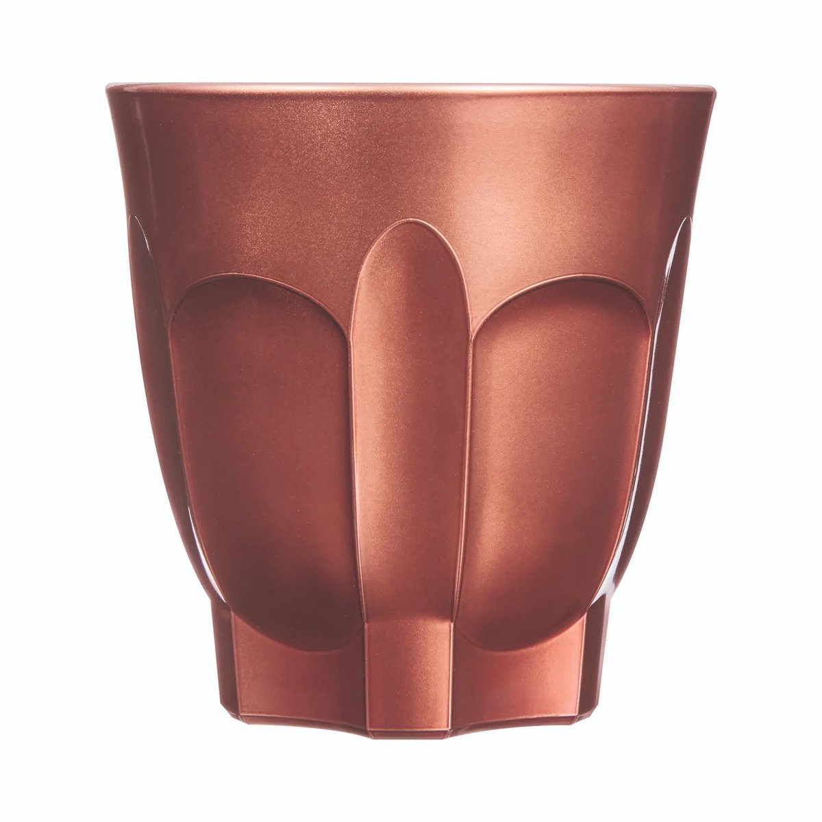 6 tasses en verre 24 cl Terracotta -FLASHY marron, LUMINARC