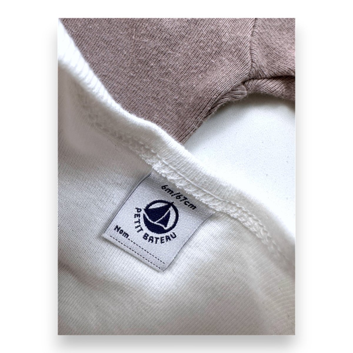 Body bébé - Très bon état marron, PETIT BATEAU