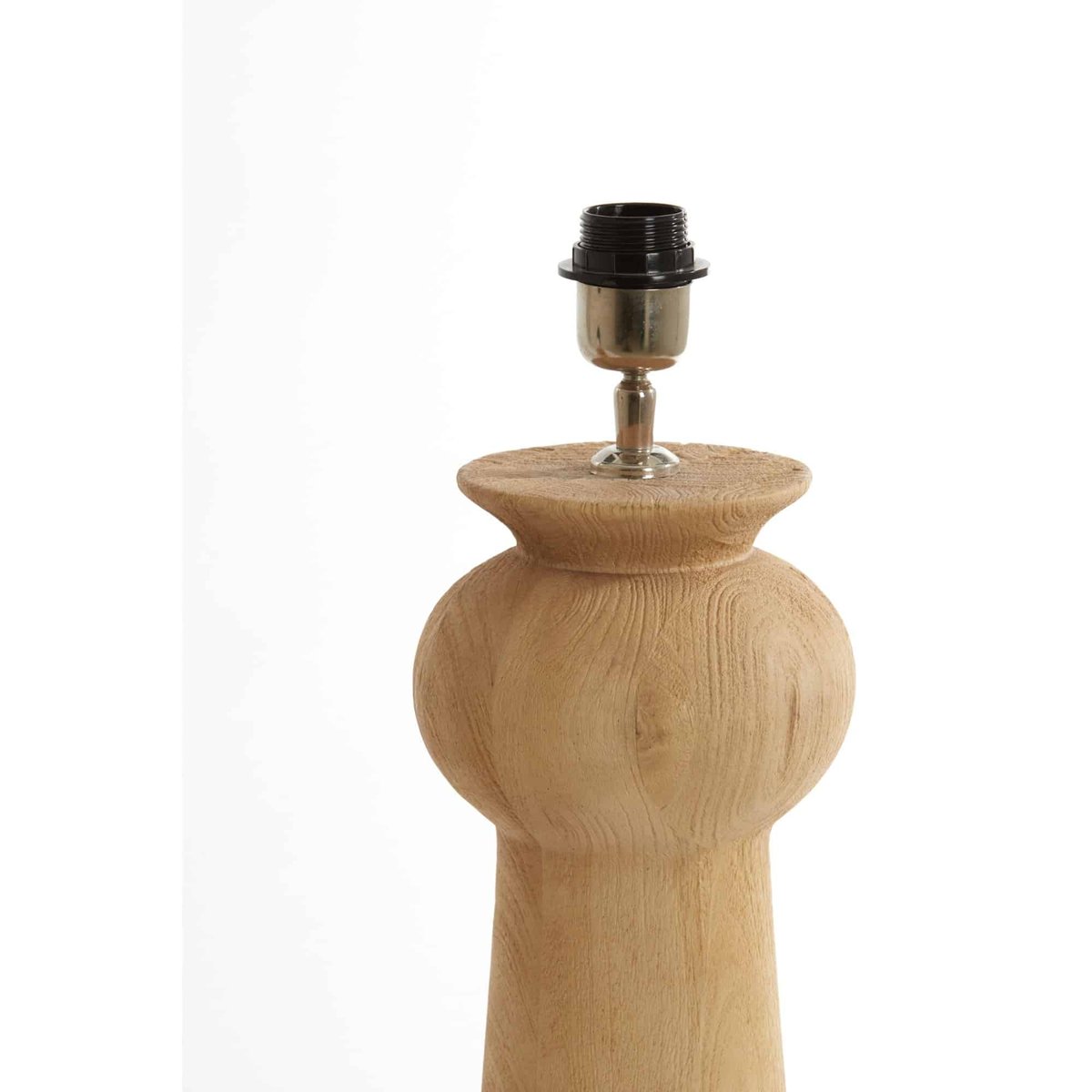 Base De La Lampe Bois BAGLIO naturel, LIGHT & LIVING