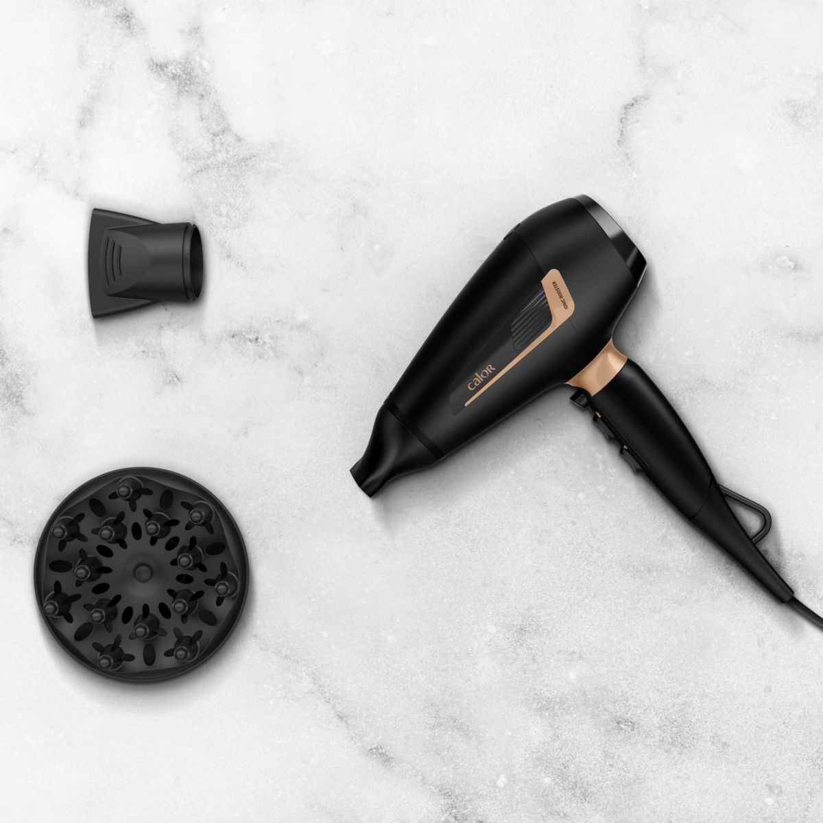 Sèche cheveux professionnel Pro Expert Power Style CV8840C0 noir et cuivrã©, CALOR
