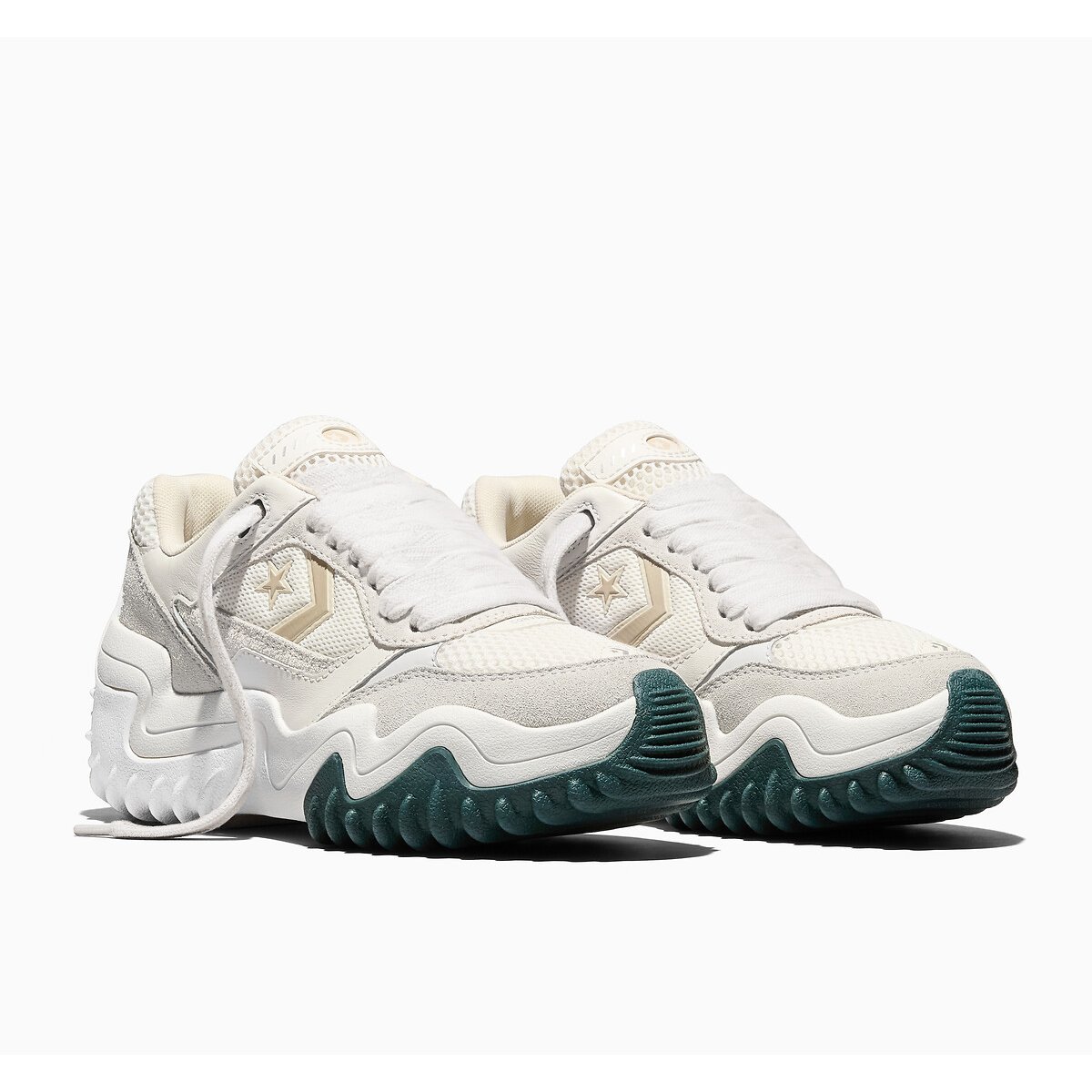 Baskets CONVERSE WAVE MOTION TRAINER LEATHER ecru/gris, CONVERSE