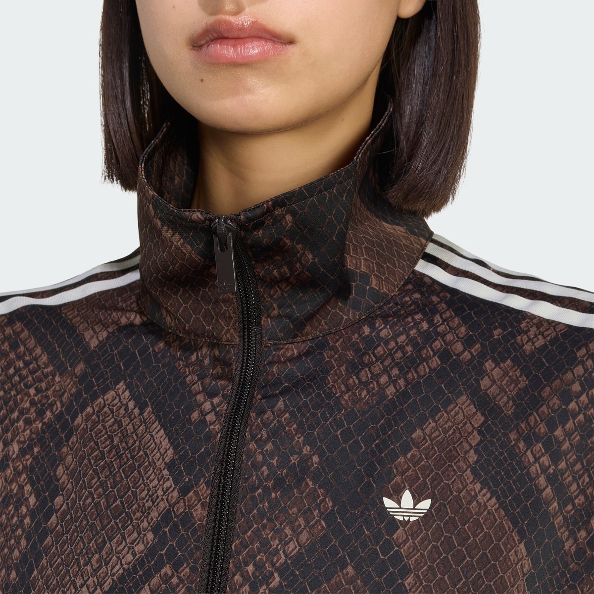 Veste De Survêtement Satin Imprimé Serpent Firebird Veste De Survêtement Satin Imprimé Serpent Firebird earth strata / aurora coffee, adidas Originals