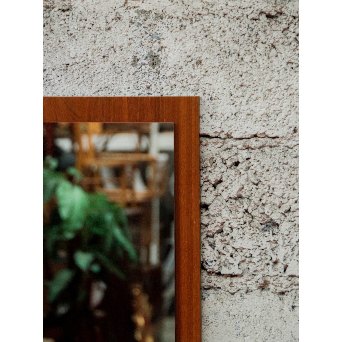 Miroir rétroviseur en bois Igor N°825 - Bon état bois, DEBONGOUT