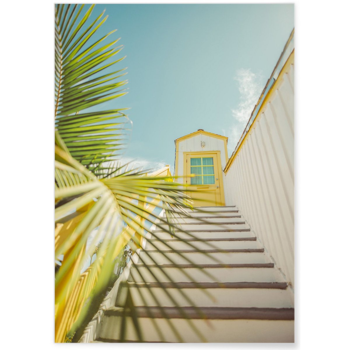 Affiche Stairs blanc, L'AFFICHERIE
