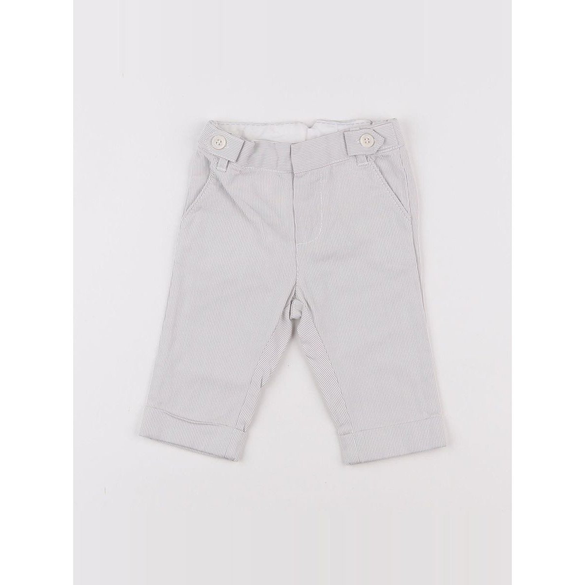 Pantalon - Très bon état blanc, gris, JACADI