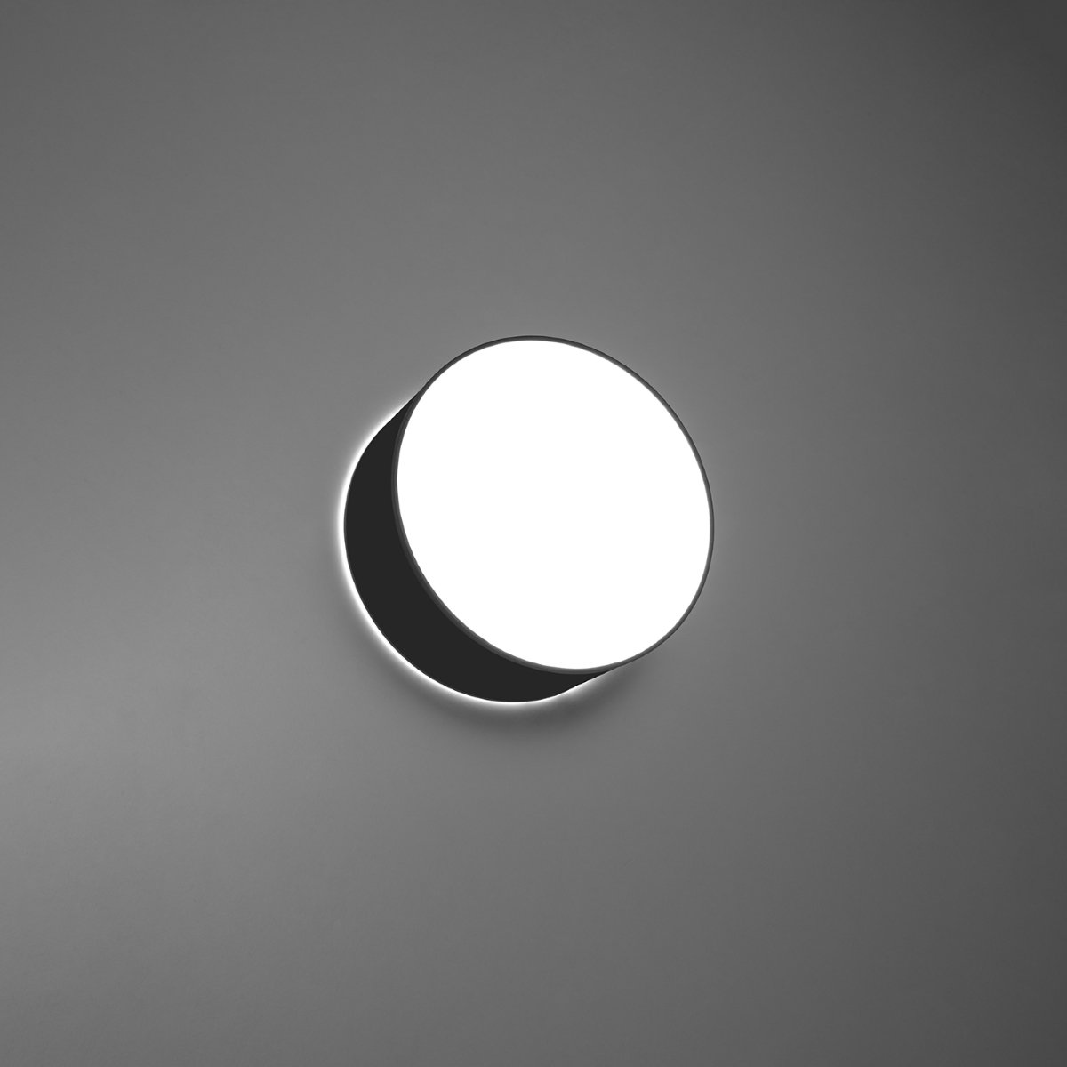 Plafonnier PVC Noir E27 1 Arena noir, EDEN