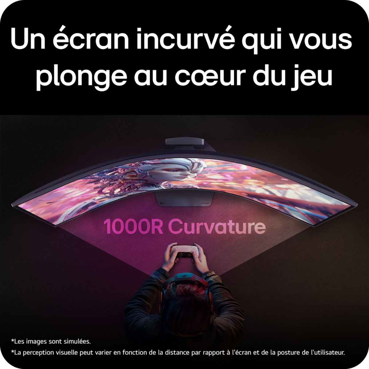 Ecran PC Gamer UltraGear 52G930B 52'' 5K 240Hz VA 1 ms HDR couleur unique, LG