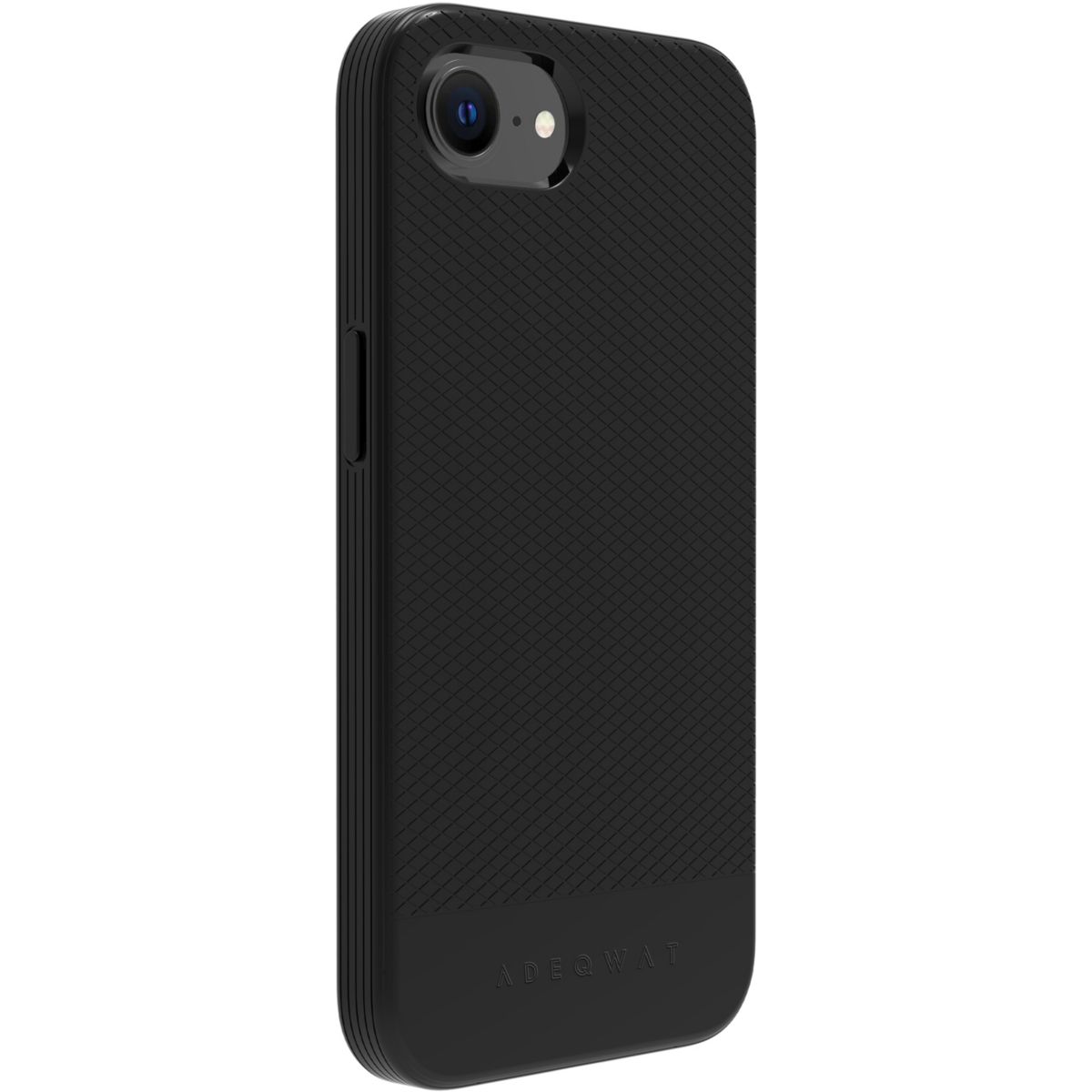Coque magnétique soft noir iPhone 16E + 17E couleur unique, ADEQWAT