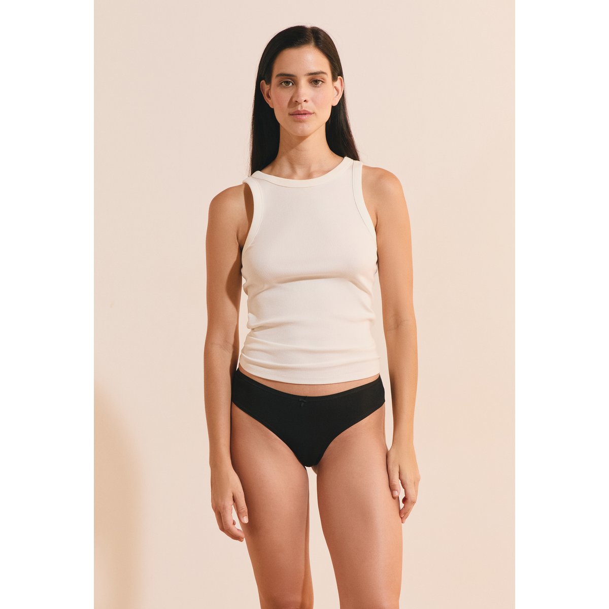 Lot de 3 hipsters en coton JACK noir, ETAM