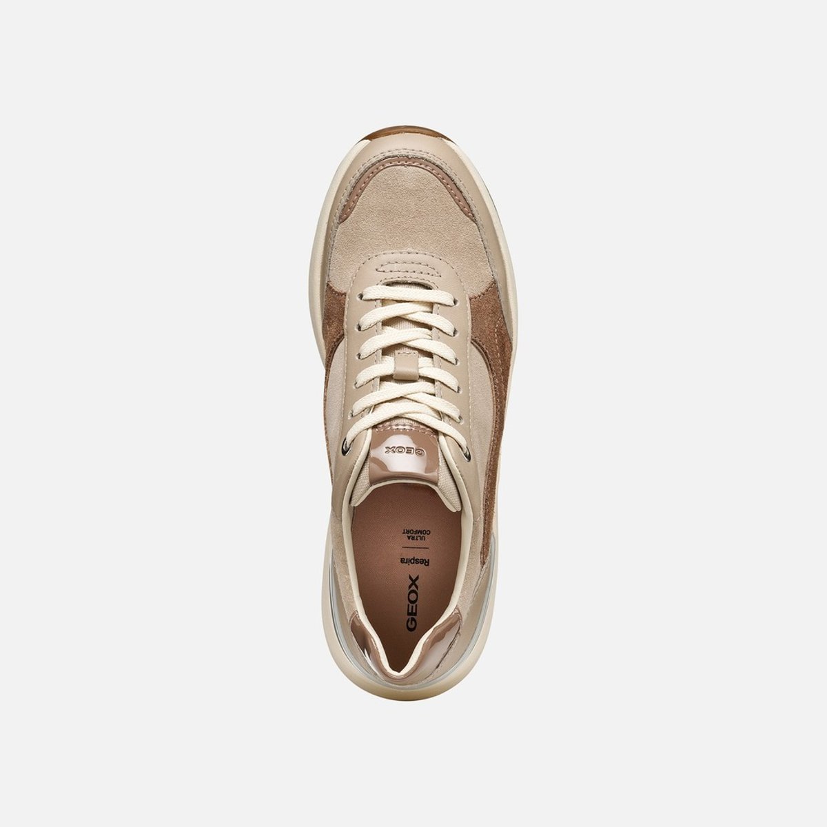Baskets D SPHERICA EC13 beige/marron clair, GEOX