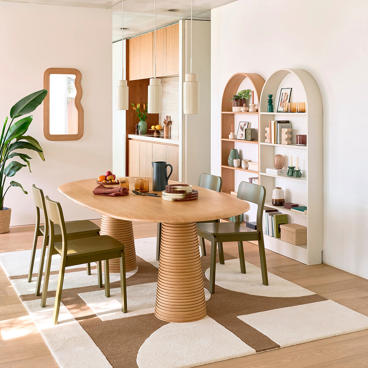 Specchio in bambù H90 cm, Ondara naturale , LA REDOUTE INTERIEURS