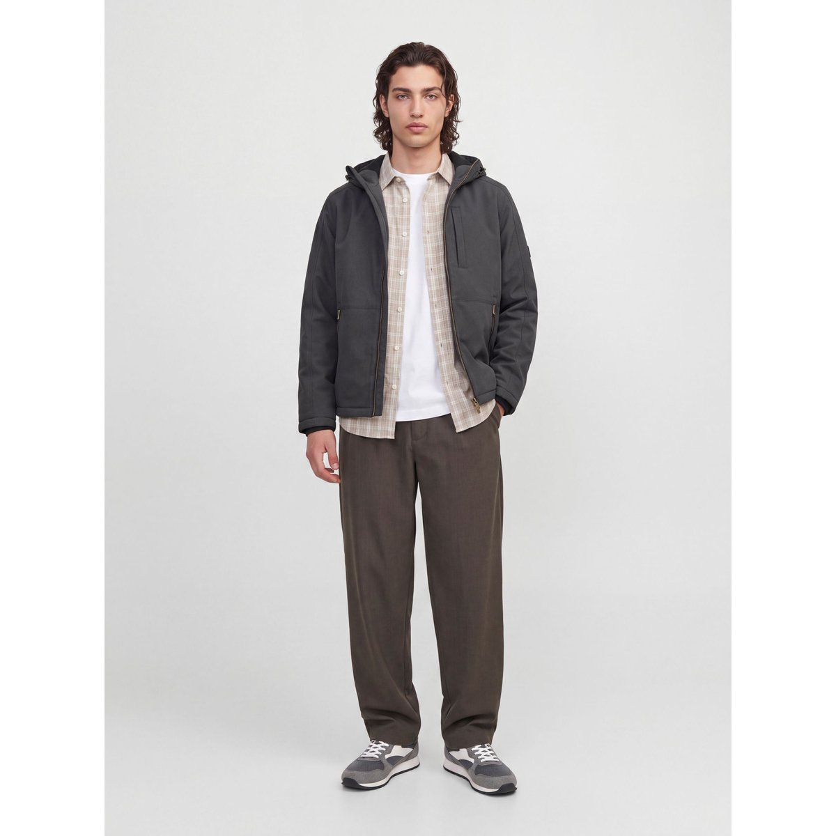 Veste dark grey melange 1, JACK & JONES