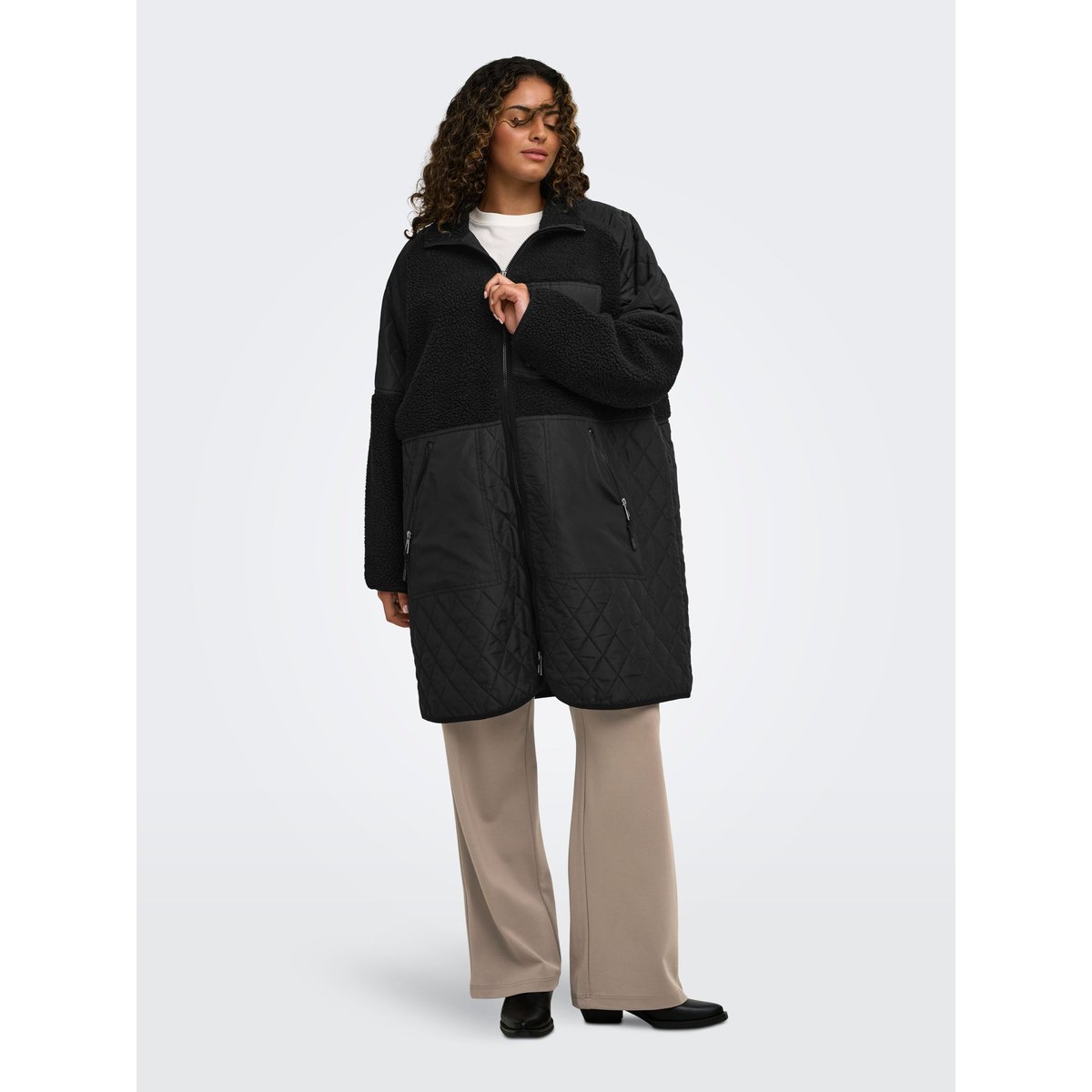 Veste En Polaire noire - black, ONLY CARMAKOMA