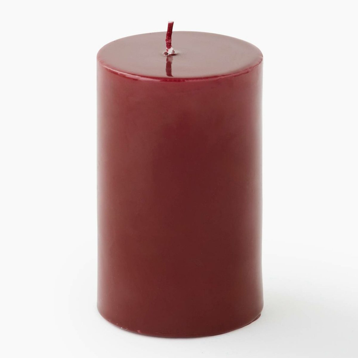 Bougie fumeur, 13x8cm bordeaux, MONOPRIX
