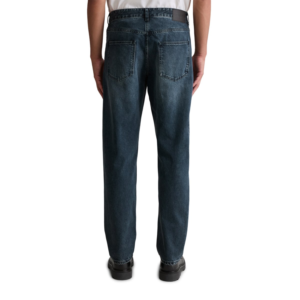 Jeans modèle Runne tapered en pur coton bio bleu foncé, MARC O’POLO DENIM