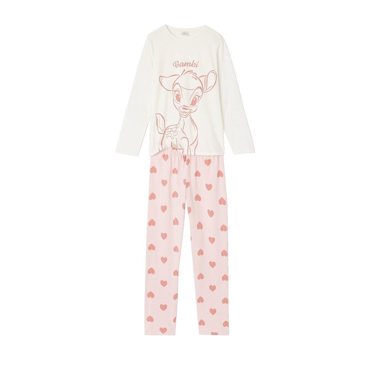 Pyjama Bambi rose pâle, VERTBAUDET