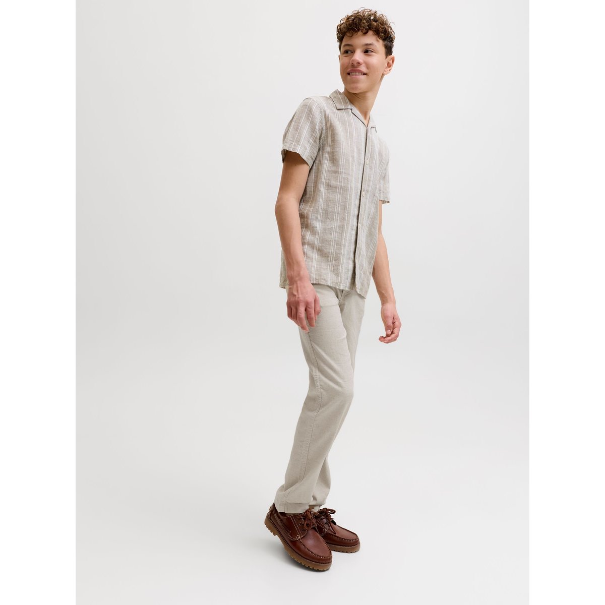 Pantalon De Tailleur blanche - ancient scroll 1, JACK & JONES JUNIOR