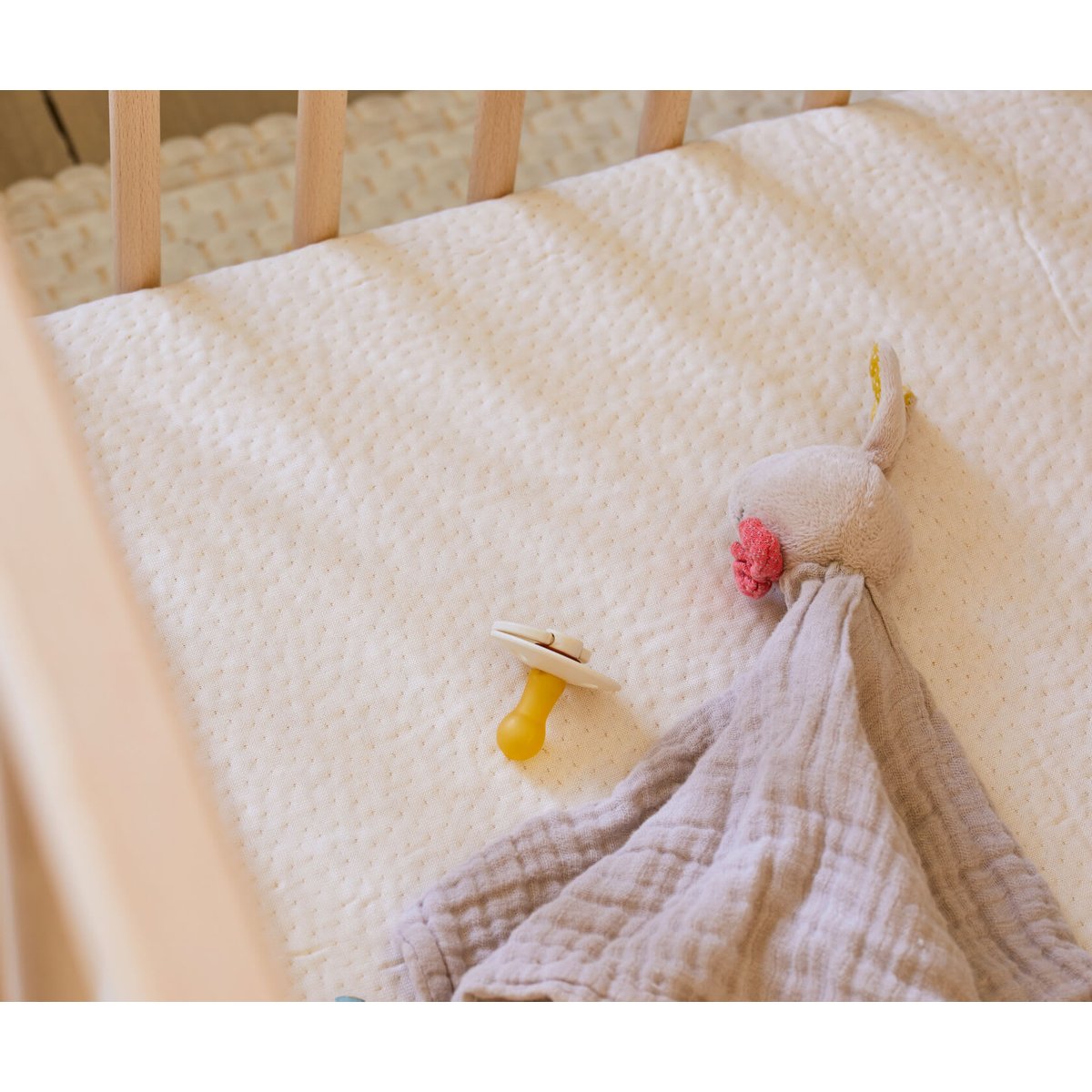 Matelas bébé bio blanc, KIPLI