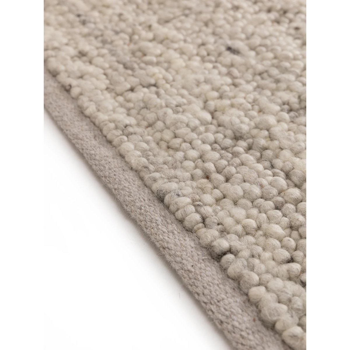 Tapis de laine tissé main FINN crème, BENUTA