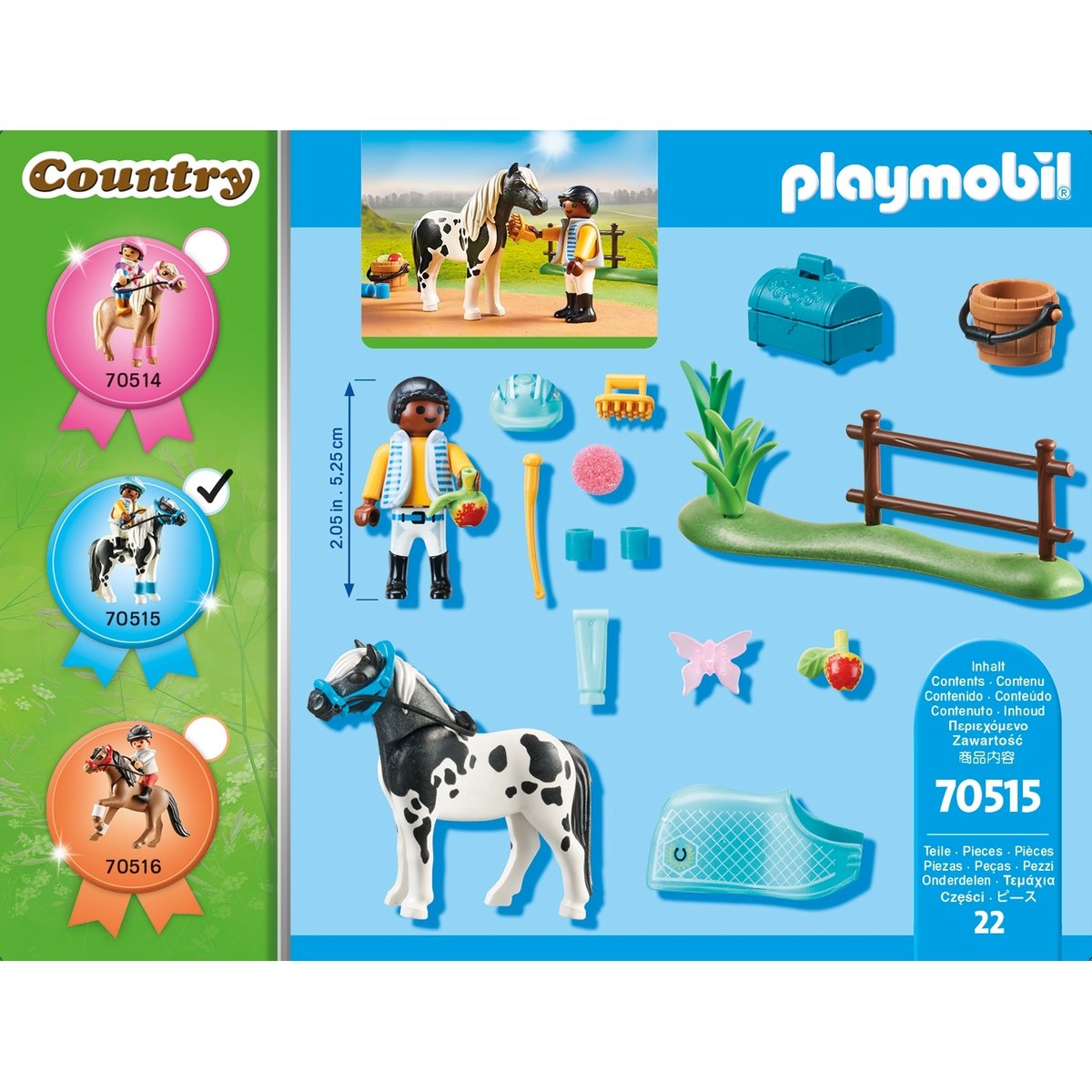 Poney Lewitzer à collectionner multicolore, PLAYMOBIL