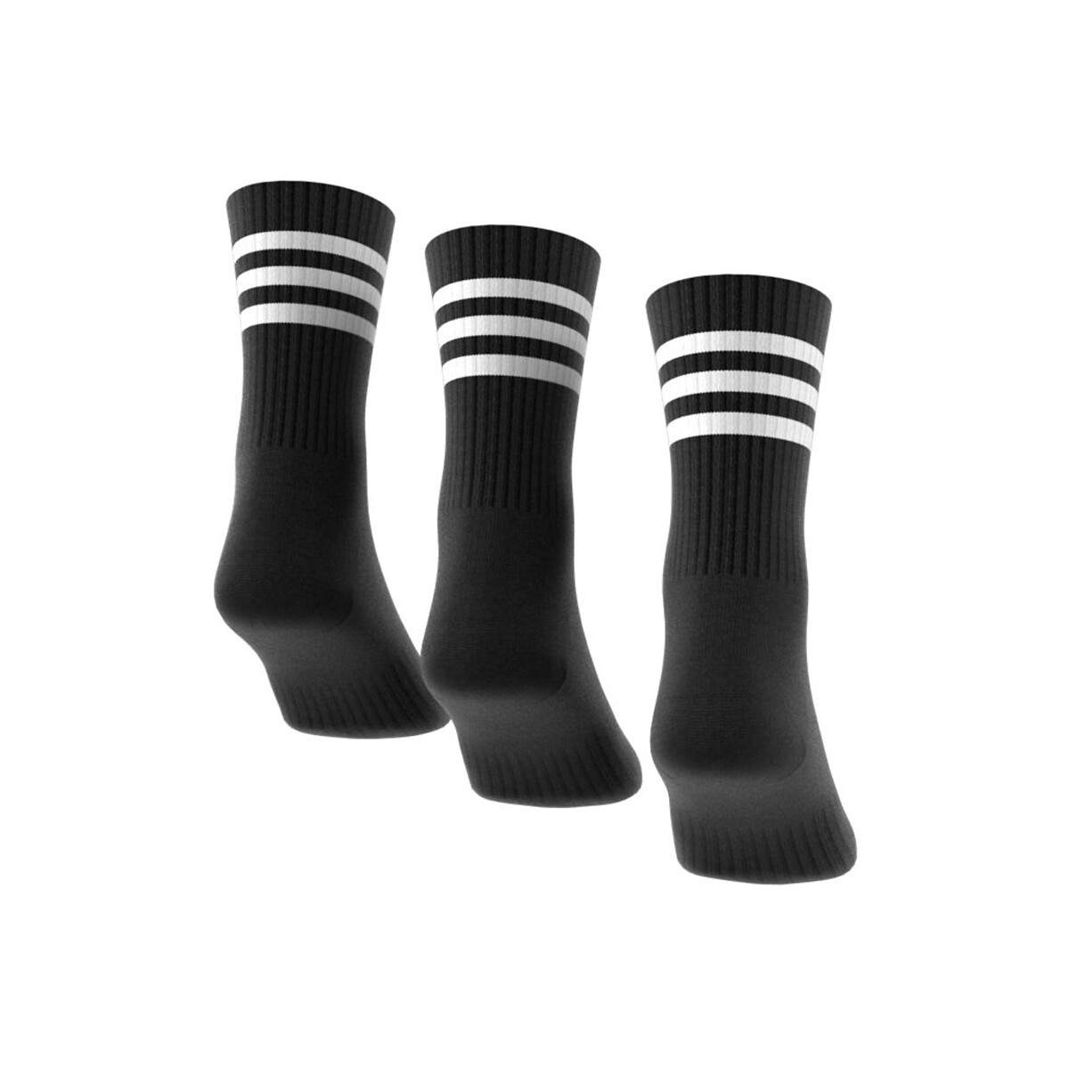 Lot de 3 paires de chaussettes hautes noir + noir + noir, adidas Performance